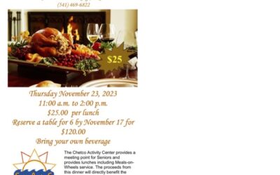 Thanksgiving Lunch Fundraiser