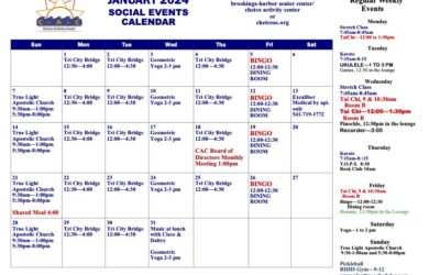 January Calendar of Events