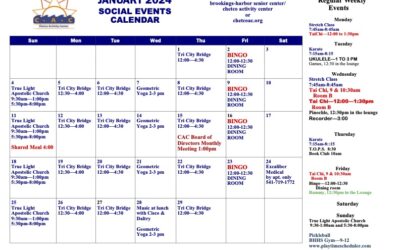 February Calendar of Events